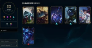 Conta ex diamante , terminou platina season passada - League of Legends LOL