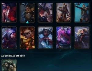 Conta ex diamante , terminou platina season passada - League of Legends LOL