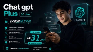 Chatgpt Plus Privado 30 dias – A Melhor Assinatura! 🚀 - Inteligência Artificial