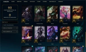 Conta League of Legends e Valorant LOL