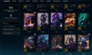 Conta League of Legends e Valorant LOL