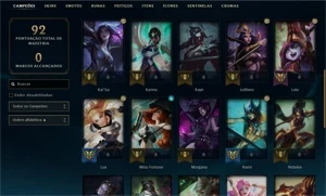 Conta League of Legends e Valorant LOL