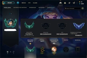Conta League of Legends e Valorant LOL