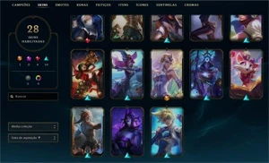Conta League of Legends e Valorant LOL