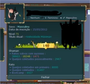 Conta no Transformice de 2012 - Outros