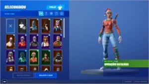 Conta com skins da Seasons 4,5,6,7,8 +13 skins de loja - Fortnite