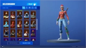 Conta com skins da Seasons 4,5,6,7,8 +13 skins de loja - Fortnite
