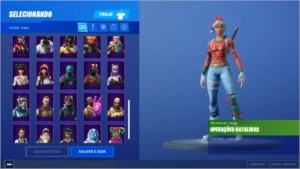 Conta com skins da Seasons 4,5,6,7,8 +13 skins de loja - Fortnite