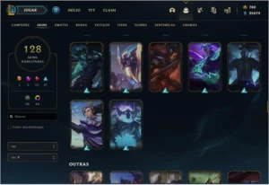 Conta lol Grão mestre nível 500+ - League of Legends