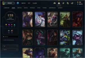 Conta lol Grão mestre nível 500+ - League of Legends