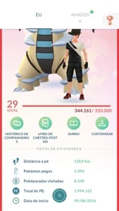 CONTA POKEMON GO LEVEL 29 - Pokémon