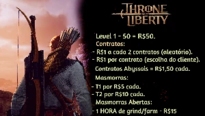 Throne And Liberty Services - Dungeons/Contratos/Leveling 50 - Outros