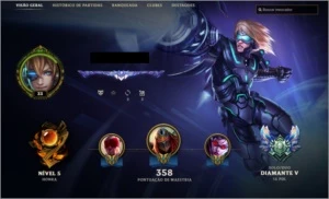 Conta Diamante em 3 seasons, all champions + skins - League of Legends LOL