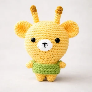Girafa Cabeçuda Amigurumi Artesanal para Bebê - Artesanato e Personalizados