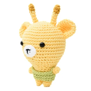 Girafa Cabeçuda Amigurumi Artesanal para Bebê - Artesanato e Personalizados