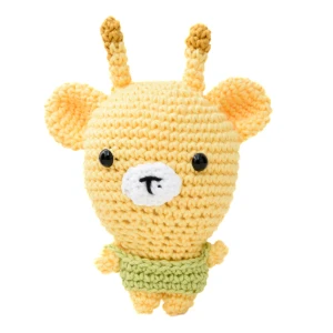 Girafa Cabeçuda Amigurumi Artesanal para Bebê - Artesanato e Personalizados