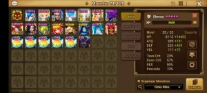 Conta Nat5 LD Elenoa Summoners war