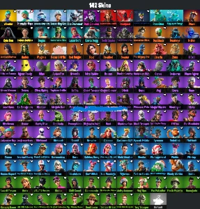 Conta de Fortnite com wonder + 141 skins tryhards