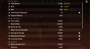 Conta Hutao  Ar50 Mais Staff Homa   5 T5 e 2 Arma t5 - Genshin Impact