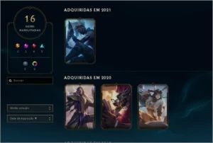 Conta de lol upada a mão,atualmente MASTER decay GM - League of Legends