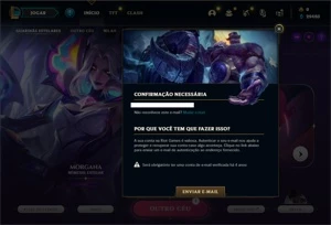 Conta Ouro 4 com 25 Champs e 10 Skins + 2 Fragmentos - League of Legends LOL