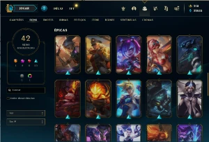 Conta Full Acesso **Lux Elementarista + 2 Miticos Raros ** - League of Legends LOL