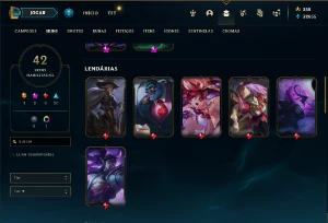 Conta Full Acesso **Lux Elementarista + 2 Miticos Raros ** - League of Legends LOL