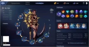 MIR4 Feiticeira: LV 76 - 90K Power + 2 Pet Épico