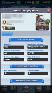Conta Clash Royale LV. 7 ARENA 7 ( 3 LENDÁRIAS )
