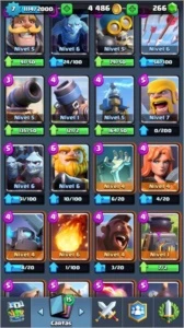 Conta Clash Royale LV. 7 ARENA 7 ( 3 LENDÁRIAS )