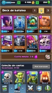 Conta Clash Royale LV. 7 ARENA 7 ( 3 LENDÁRIAS )