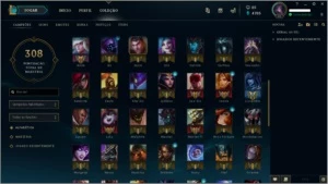CONTA LV 42 (UNRANKED COM MMR DE PLATINA) - League of Legends LOL