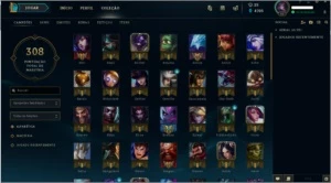 CONTA LV 42 (UNRANKED COM MMR DE PLATINA) - League of Legends LOL