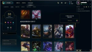 CONTA LV 42 (UNRANKED COM MMR DE PLATINA) - League of Legends LOL