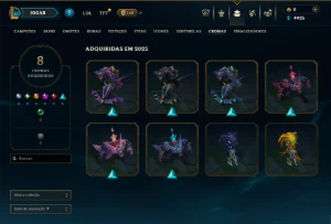 Mestre com 55 Champs e 6 Skins - League of Legends LOL