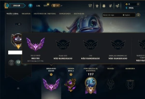 Mestre com 55 Champs e 6 Skins