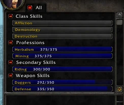 Vendo Warlock Lvl 70 Wow Tbc Classic Com Mont 280% E Profs - Blizzard