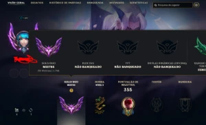 Conta Lol Mestre 67% De Winrate 67 Skins - League of Legends