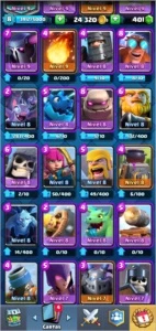 Lvl 9 Clash Royale no precinho