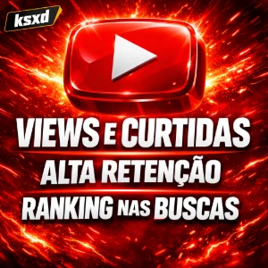 👍 Views E Curtidas Youtube | Alta Retenção | Ranking 🔥
