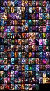 conta league of legends, diamante 2, 194 skin barato LOL