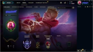 conta league of legends, diamante 2, 194 skin barato LOL
