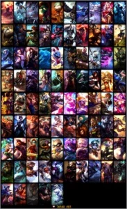 CONTA LEAGUE OF LEGENDS - ALL CHAMPIONS - 85 SKINS LOL