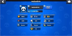 conta brawl stars 20k, mudar nome grátis, 46/50