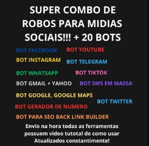 Bot Instagram +Facebook +Youtube +Google +TikTok + [conteúdo removido]  VEJA - Redes Sociais