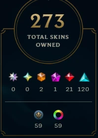 Conta de LoL TODOS CHAMPS // 273 skins - League of Legends