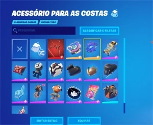 CONTA FORTNITE - KAKASHI E CARNIFICINA