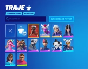CONTA FORTNITE - KAKASHI E CARNIFICINA