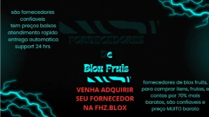 Fornecedores De Blox Fruis (Contas Muitos Mais Baratas)