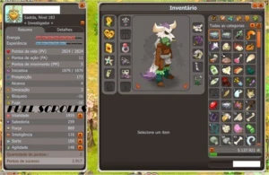 SADIDA 183 + IOP 132 FULL SCROLLS AMBOS - Dofus